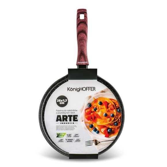 KONIGHOFFER ARTE Patelnia do naleśników 26 cm / indukcja