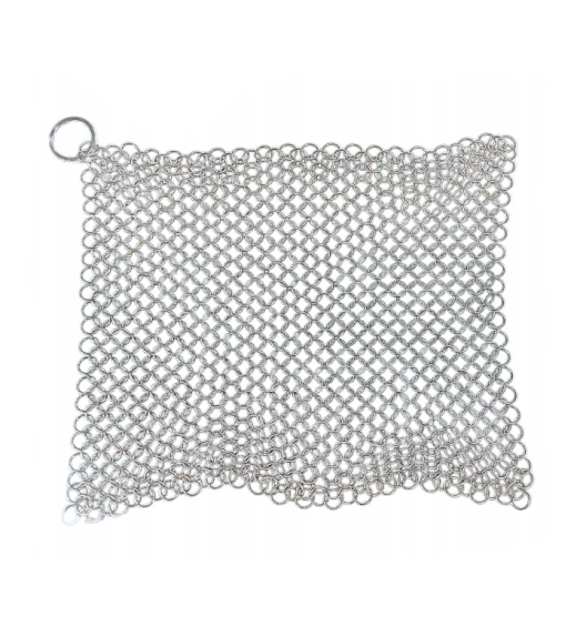 HAGE Czyścik metalowy kolczuga do żeliwa i stali 20 cm