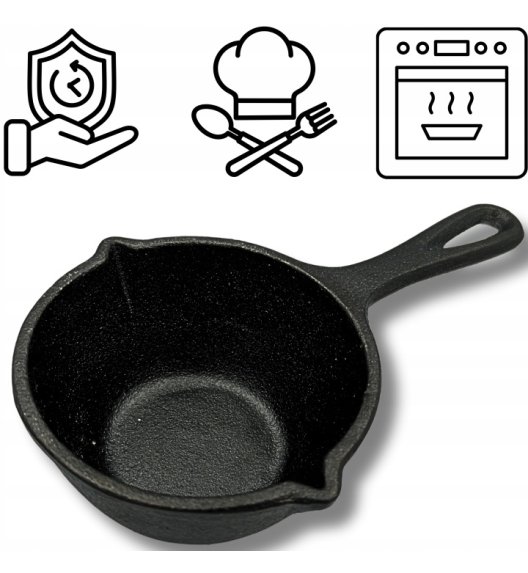 HAGE Rondel żeliwny sosjerka 12 cm Cast Iron