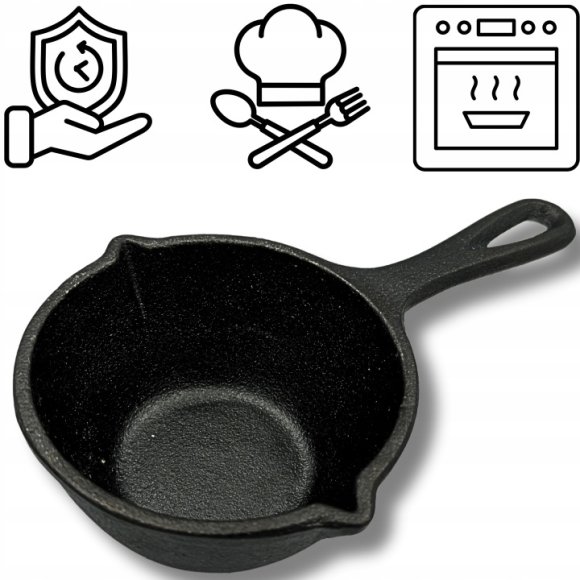 HAGE Rondel żeliwny sosjerka 12 cm Cast Iron
