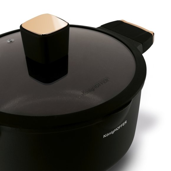 KONIGHOFFER BLACK ROSE KOMPLET GARNKÓW 10 EL / INDUKCJA
