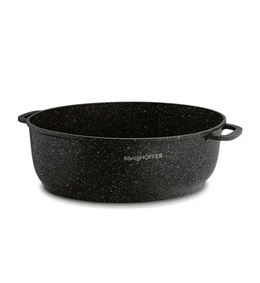 KONIGHOFFER POLLO BRYTFANNA Z AROMATYZEREM 8 L OWALNA /  ALUMINIUM