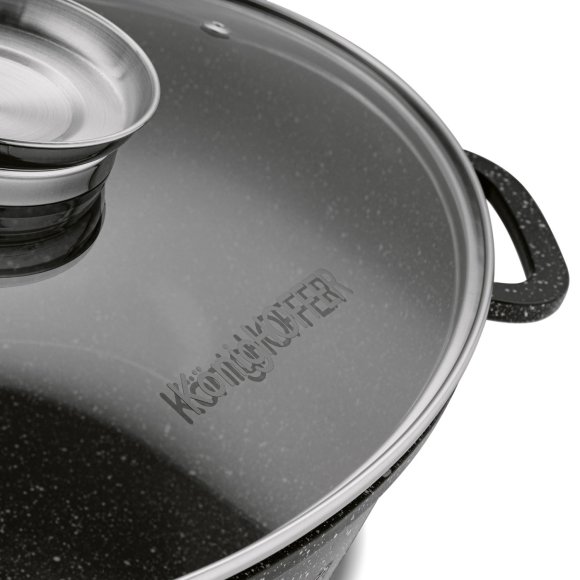 KONIGHOFFER POLLO BRYTFANNA Z AROMATYZEREM 8 L OWALNA /  ALUMINIUM