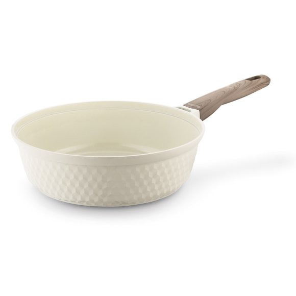 KONIGHOFFER ROSTI PATELNIA 28 CM Z POKRYWKĄ KREMOWA / INDUKCJA