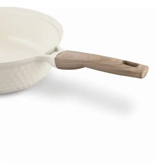 KONIGHOFFER ROSTI PATELNIA 28 CM Z POKRYWKĄ KREMOWA / INDUKCJA