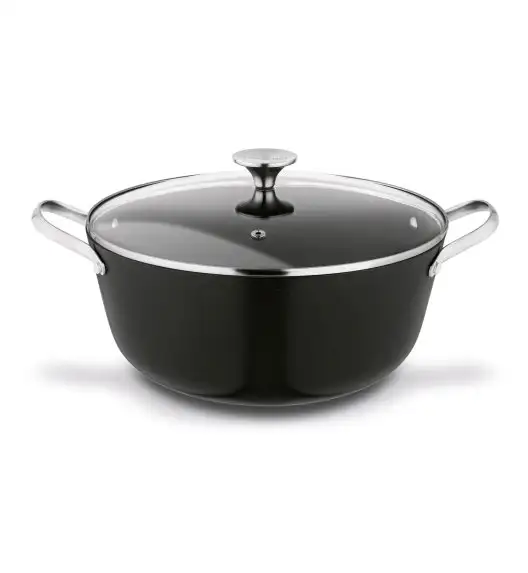 STARKE PRO HANOI Garnek 5,6 L z pokrywką 28 cm / żeliwny / indukcja