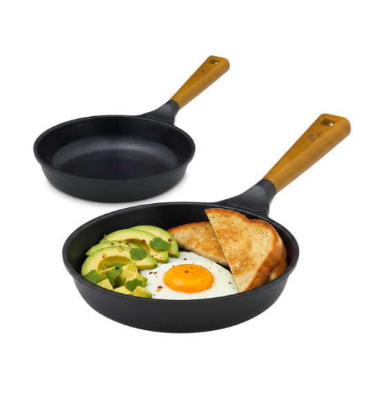 GERLACH NATUR Komplet patelni 20, 28 cm z powłoką ceramiczną ILAG® Non-Stick Xera Dur 2