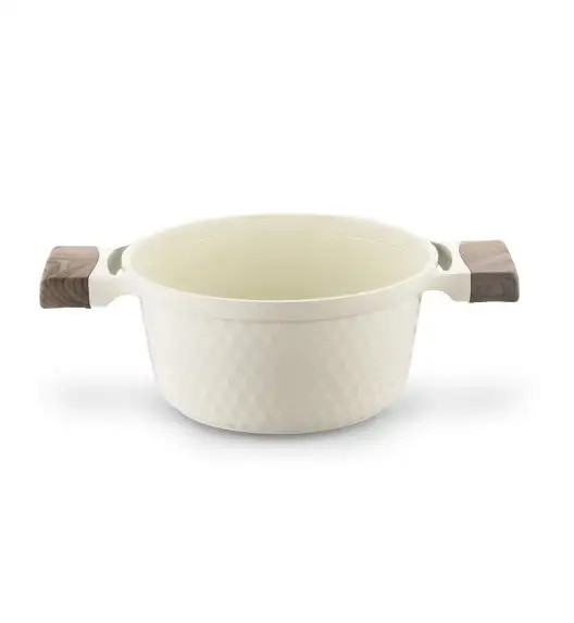 KONIGHOFFER ROSTI GARNEK 2,5 L Z POKRYWKĄ 20 CM KREMOWY / INDUKCJA