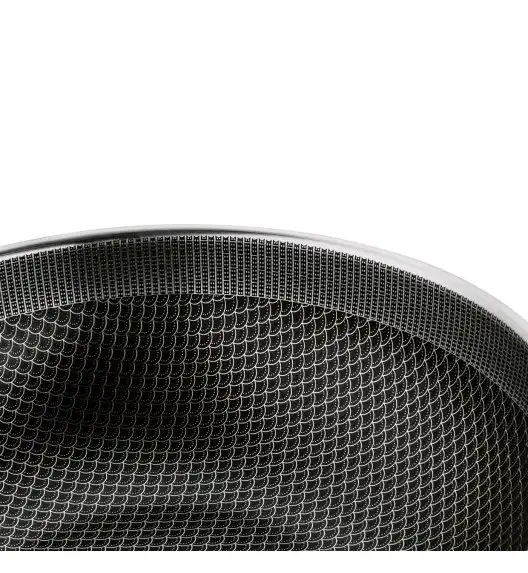 STARKE PRO LINESTA STEEL WOK 30X9 CM Z POKRYWKĄ SREBRNY NIERDZEWNY