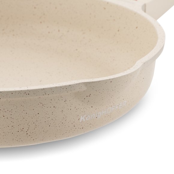 KONIGHOFFER CREAMY MARBLE ZESTAW GARNKÓW 10 EL / INDUKCJA
