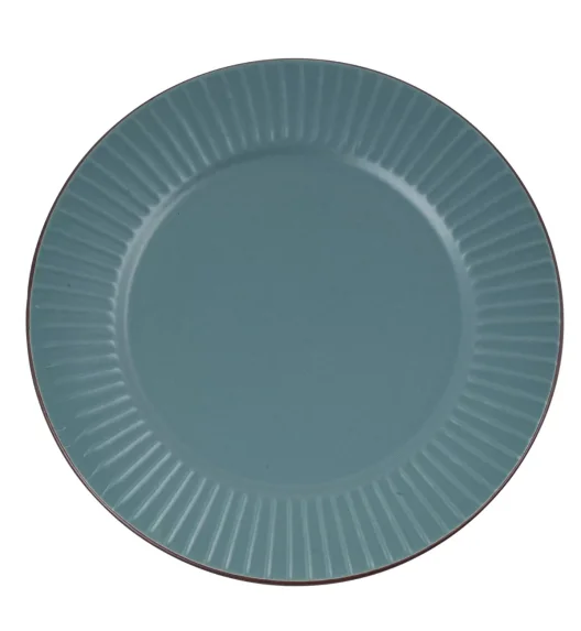 PRIMA DECO BRENTA Komplet obiadowy 18 el dla 6 os / kamionka / morski mat