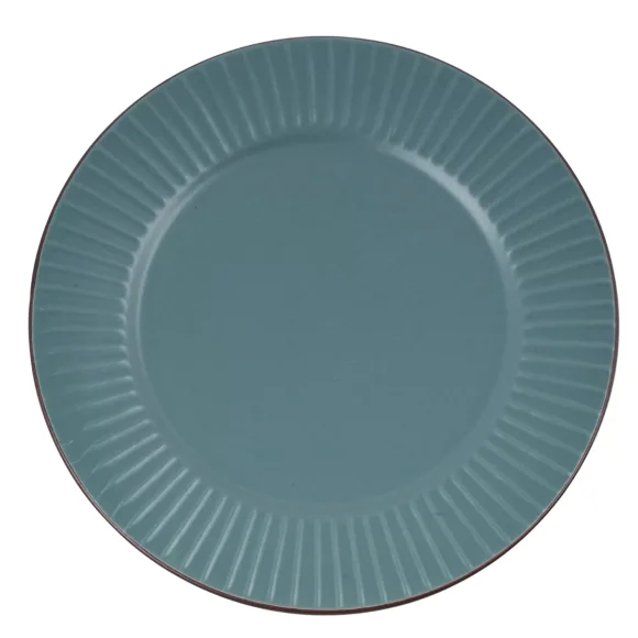 PRIMA DECO BRENTA Komplet obiadowy 18 el dla 6 os / kamionka / morski mat