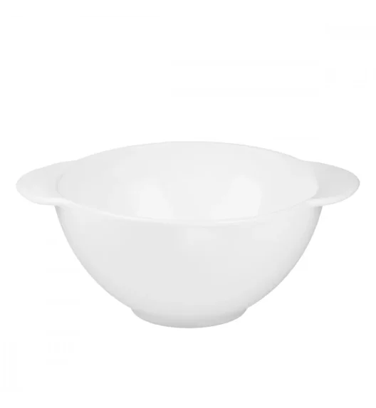 PRIMA DECO CLASSIC Bulionówka 540 ml / biała / szkło hartowane