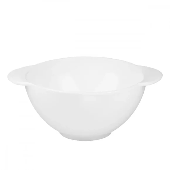 PRIMA DECO CLASSIC Bulionówka 540 ml / biała / szkło hartowane