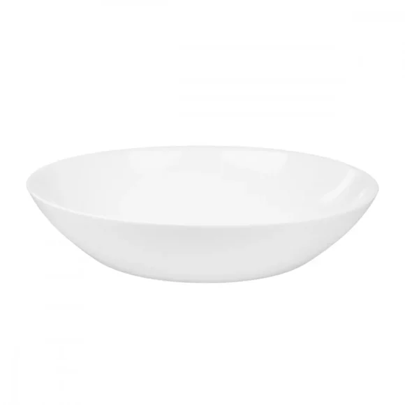 PRIMA DECO CLASSIC Talerz głęboki do zupy 20 cm / biały / szkło hartowane