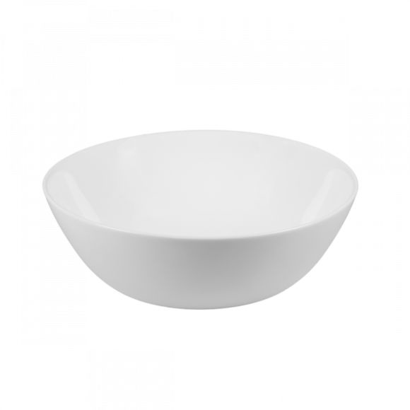 PRIMA DECO CLASSIC Komplet obiadowy OPALEX 18 el dla 6 os / z miseczką / biały / szkło hartowane