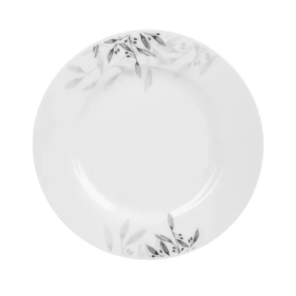 PRIMA DECO Komplet obiadowy 36 el dla 12 os NATURA / okrągły / porcelana