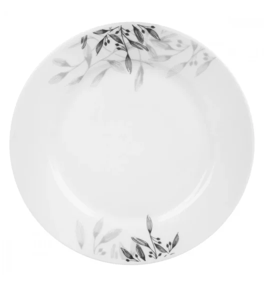 PRIMA DECO Komplet obiadowy 36 el dla 12 os NATURA / okrągły / porcelana