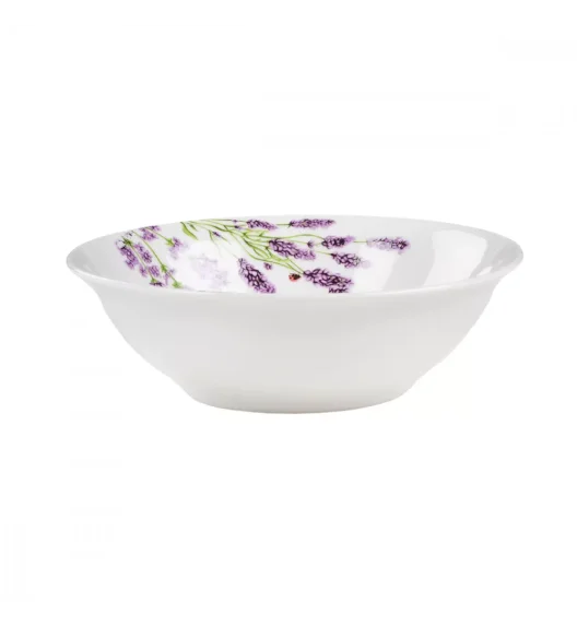 PRIMA DECO Komplet obiadowy 36 el dla 12 os LAWENDA / okrągły / porcelana