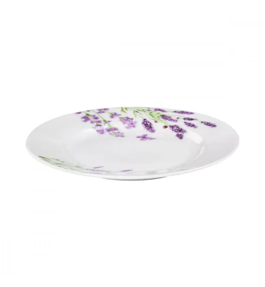PRIMA DECO Komplet obiadowy 36 el dla 12 os LAWENDA / okrągły / porcelana