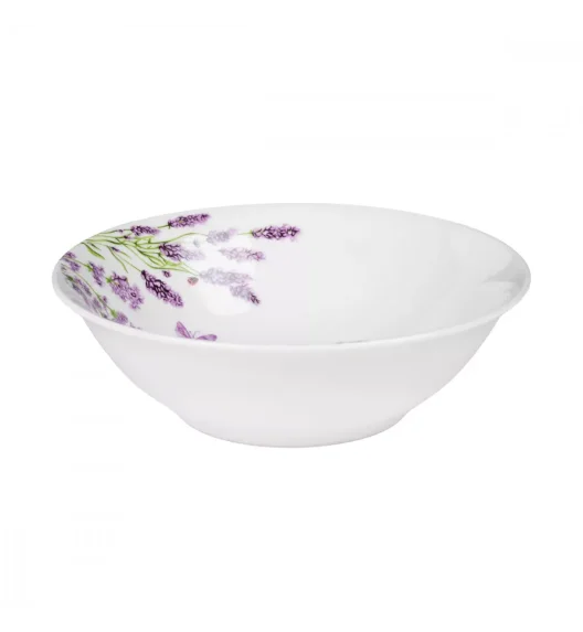 PRIMA DECO Komplet obiadowy 36 el dla 12 os LAWENDA / okrągły / porcelana