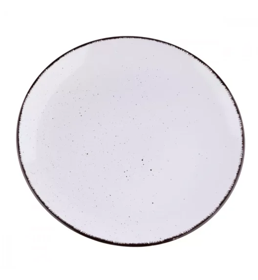 PRIMA DECO Komplet obiadowy 48 el dla 12 os biały / kamionka