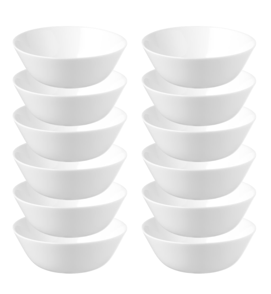 IKEA OFTAST BIAŁY 12x MISKA 15 CM