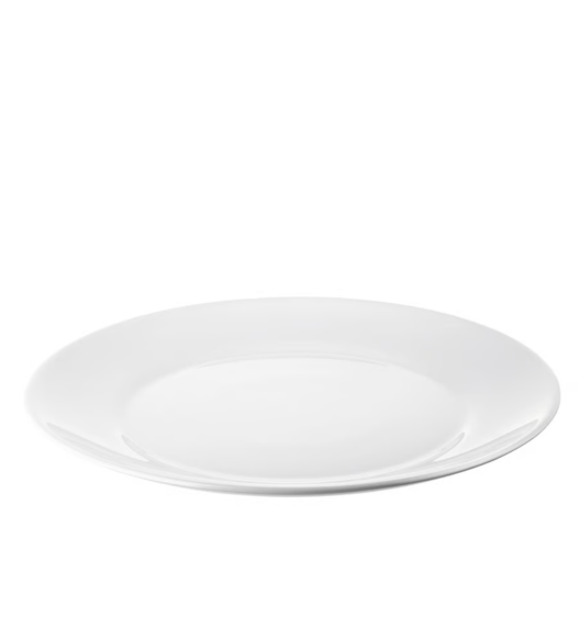 IKEA OFTAST BIAŁY 6x TALERZ 25 CM