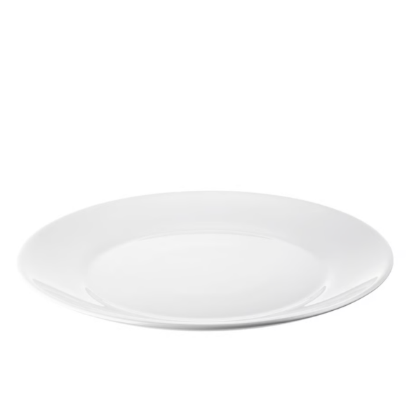 IKEA OFTAST BIAŁY 6x TALERZ 25 CM