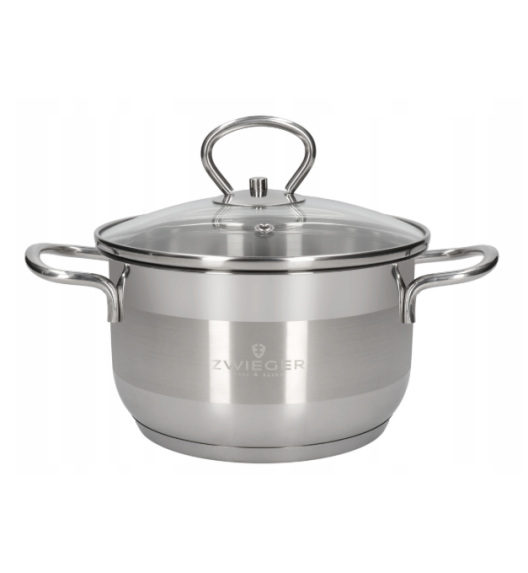 ZWIEGER ROCCA Garnek 18 cm 2,5 l | stal nierdzewna AISI 304 | | indukcja