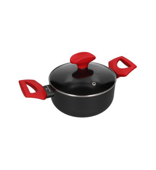 ZWIEGER CARMINA Komplet 3 garnków z pokrywkami 16, 18, 24 cm | indukcja | aluminium 