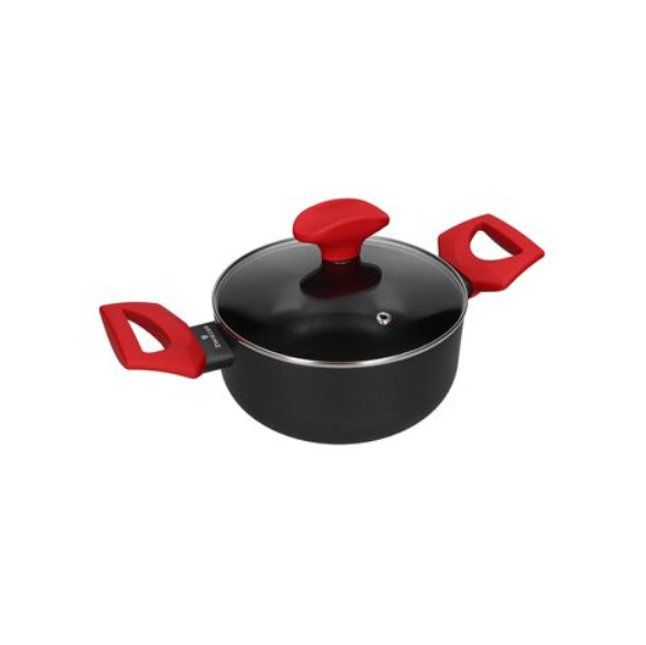ZWIEGER CARMINA Komplet 3 garnków z pokrywkami 16, 18, 24 cm | indukcja | aluminium 