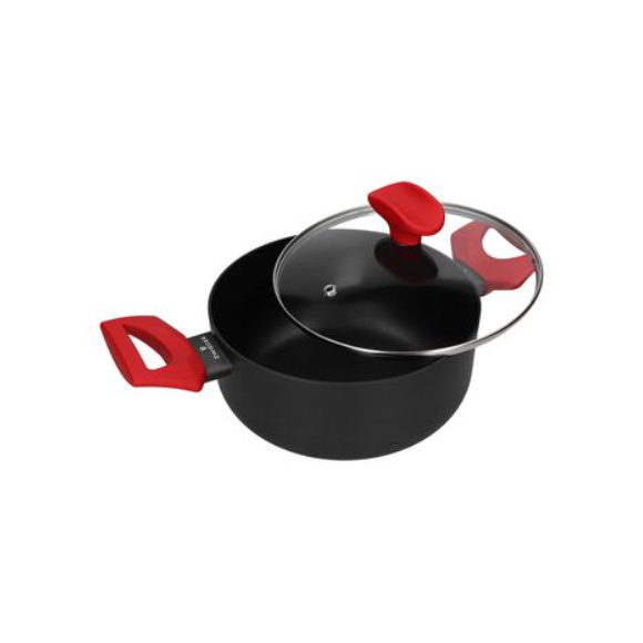 ZWIEGER CARMINA Komplet 3 garnków z pokrywkami 16, 18, 24 cm | indukcja | aluminium 