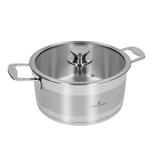 ZWIEGER CALDO Garnek 4,6 l z pokrywką 24 cm całostalowy