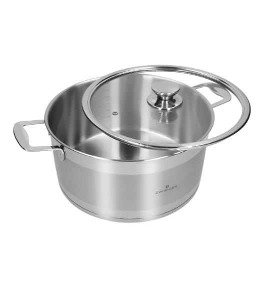 ZWIEGER CALDO Garnek 7,4 l z pokrywką 28 cm całostalowy