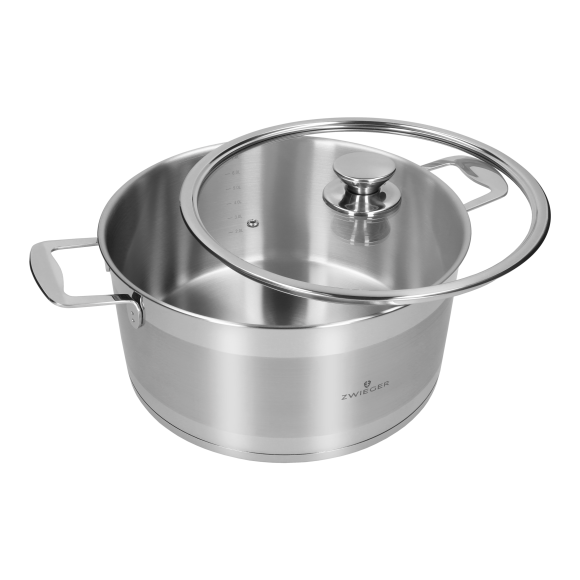 ZWIEGER CALDO Garnek 7,4 l z pokrywką 28 cm całostalowy