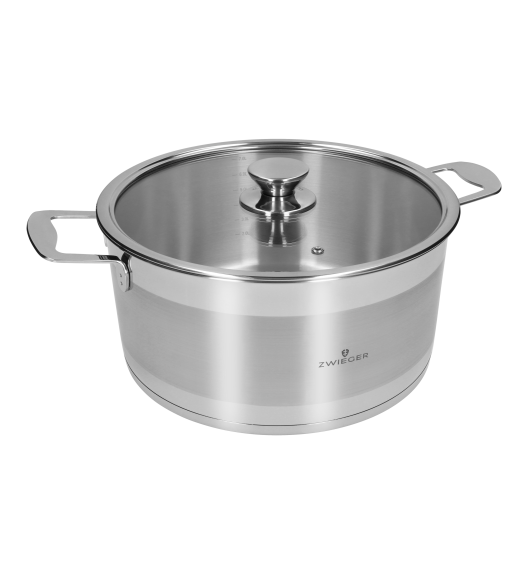 ZWIEGER CALDO Garnek 7,4 l z pokrywką 28 cm całostalowy