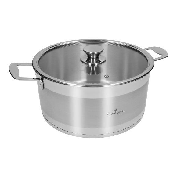 ZWIEGER CALDO Garnek 7,4 l z pokrywką 28 cm całostalowy