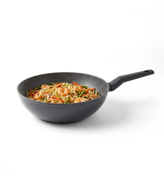 ZWIEGER FORTE Patelnia wok 30 cm / powłoka granitowa PFLUON / indukcja