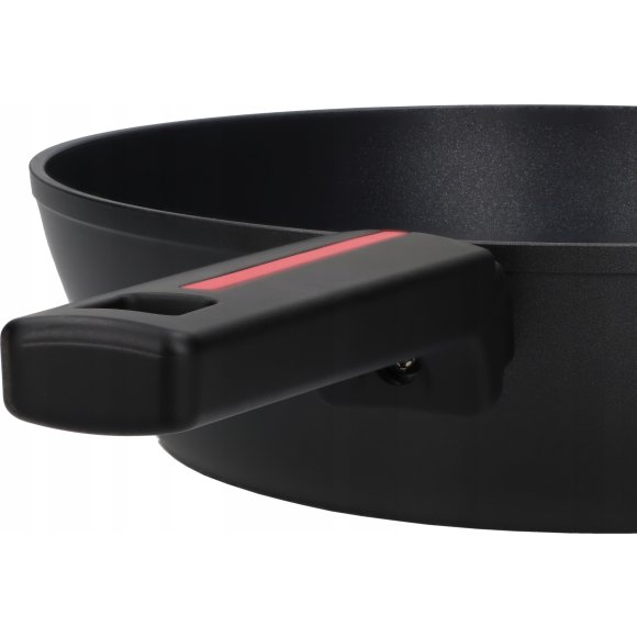 ZWIEGER RED LINE Patelnia głęboka z pokrywką 28 cm / powłoka nieprzywierająca TitanEX
