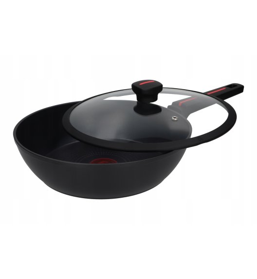 ZWIEGER RED LINE Patelnia głęboka z pokrywką 28 cm / powłoka nieprzywierająca TitanEX