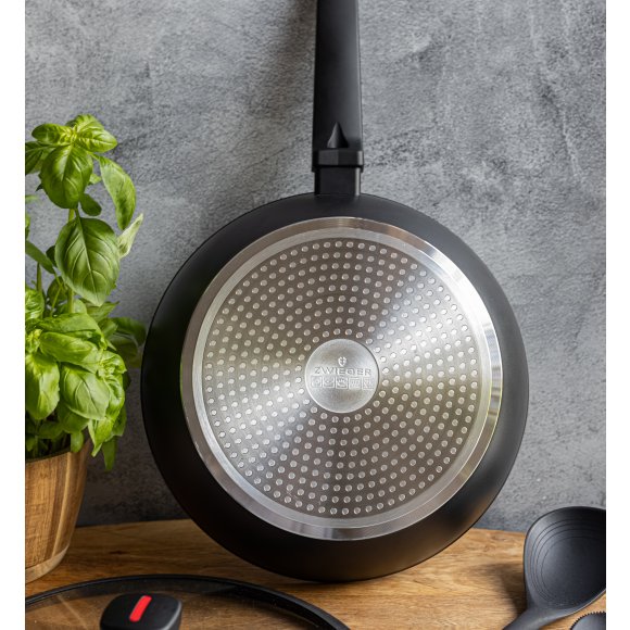 ZWIEGER RED LINE Patelnia głęboka z pokrywką 28 cm / powłoka nieprzywierająca TitanEX
