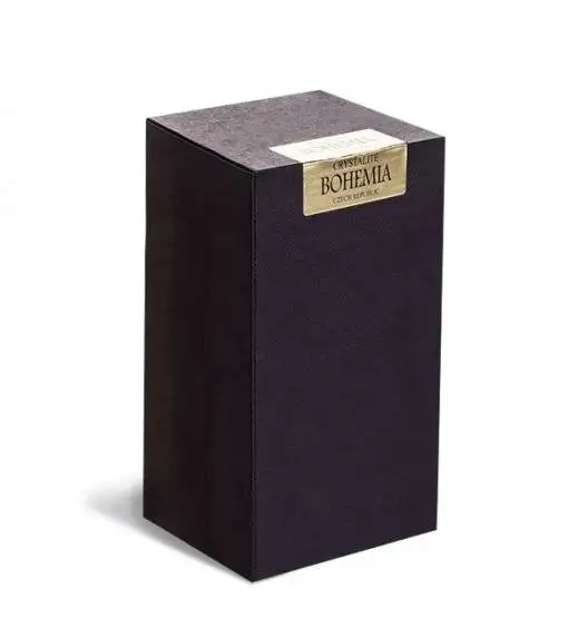 BOHEMIA QUADRO Karafka do whisky 770 ml / szkło kryształowe / CR1A500