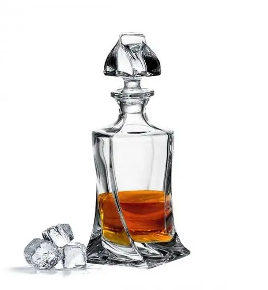 BOHEMIA QUADRO Karafka do whisky 770 ml / szkło kryształowe / CR1A500
