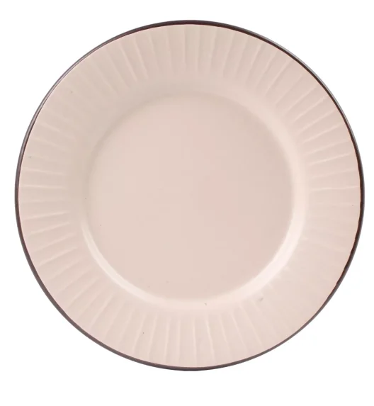 PRIMA DECO BRENTA Komplet obiadowy 36 el dla 12 os / kamionka / kaszmirowy mat