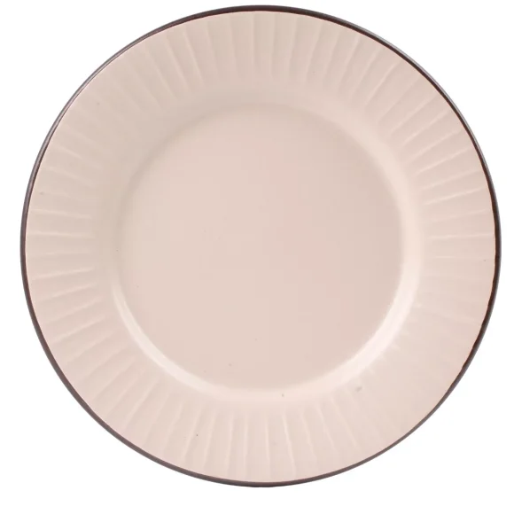 PRIMA DECO BRENTA Komplet obiadowy 36 el dla 12 os / kamionka / kaszmirowy mat