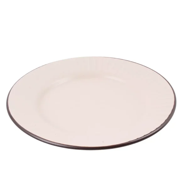 PRIMA DECO BRENTA Komplet obiadowy 36 el dla 12 os / kamionka / kaszmirowy mat
