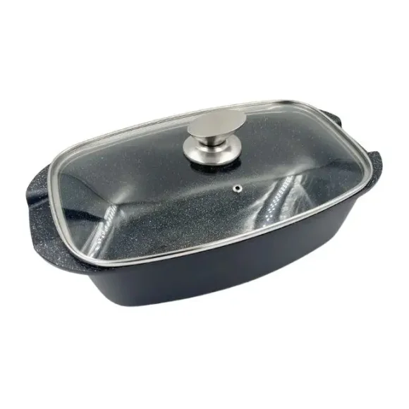 ZWIEGER CALDO Komplet garnki z pokrywkami 8 el (R16, 20, 24,28) + Brytfanna VERON
