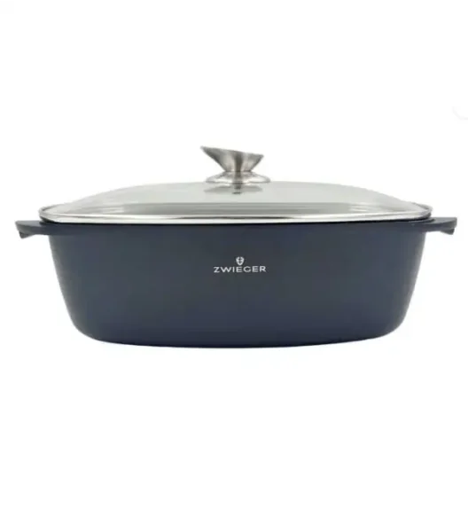 ZWIEGER CALDO Komplet garnki z pokrywkami 8 el (R16, 20, 24,28) + Brytfanna VERON