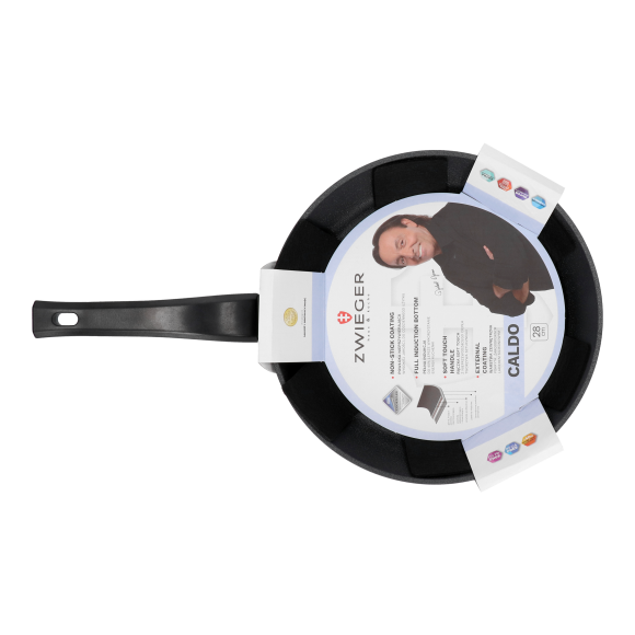ZWIEGER CALDO Komplet patelnia 20, 24, 28 cm + pokrywki 3w1